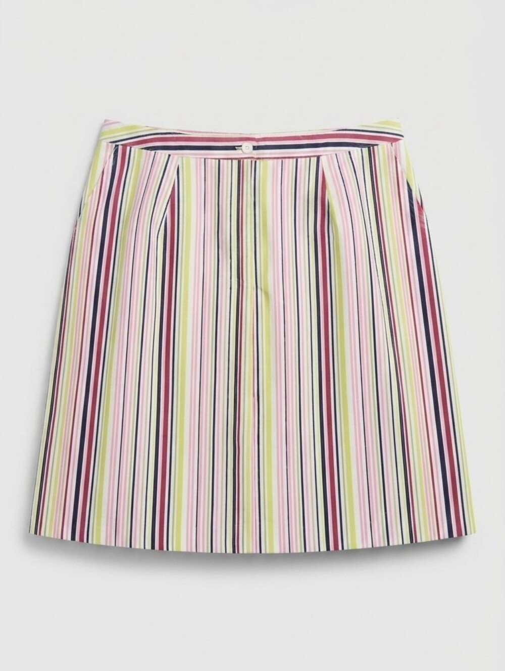 👗 3/$25 👗J.D. Hook Women's Plus Size 18W Multicolor Striped A-Line Mini Skirt